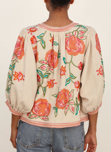 M.A.B.E Lucia Emb Jacket - Multi