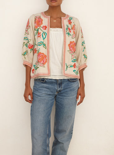 M.A.B.E Lucia Emb Jacket - Multi