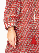 M.A.B.E. Mari Print Kaftan - Red