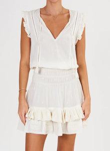 M.A.B.E. Mini Mana Dress - Ecru