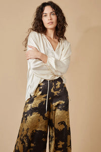 Traffic People - Moonstruck Billow Blouse in Cream