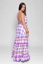 Sundress Neptune Maxi Dress - Gingham Lavender