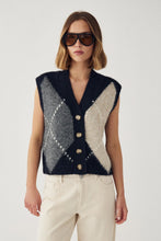Noella - Laiana Knit Vest - Navy Mix