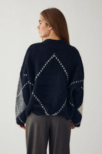 Noella - Laiana Knit Cardigan - Navy Mix