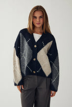 Noella - Laiana Knit Cardigan - Navy Mix