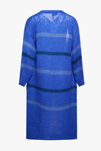 Noella - Prisca Knit Cardigan Long - Blue Mix