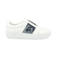 Philip Hog White/ Grey Elastic Trainers