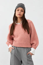 Orfeo - Aurore Ballon Sleeve Sweater - Rose
