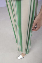 Ottod'Ame - Green Stripe Viscose Palazzo Pants