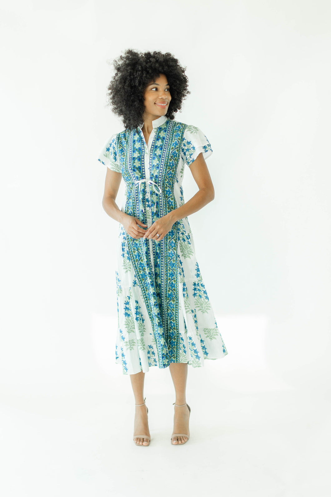 Victoria Dunn Magnolia Flutter Dress - Passion Fruit
