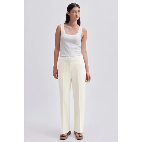 Second Female Evie Classic Trousers - Beige