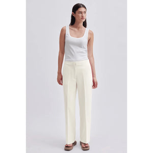 Second Female Evie Classic Trousers - Beige