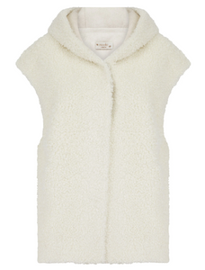 Nooki Willoughby Faux Fur Gilet- Cream