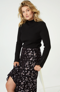 Fabienne Chapot Lydia Skirt in Silver Starfleet