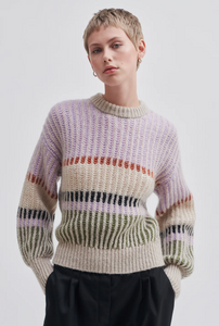 Second Female Lilac Rosanna Knit O-Neck