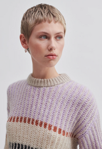 Second Female Lilac Rosanna Knit O-Neck