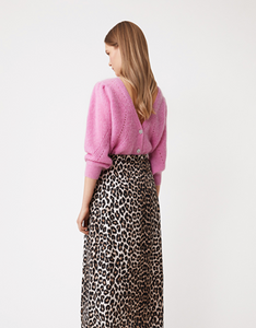 Suncoo Fantasy Jumper with Silver Buttons in Rose