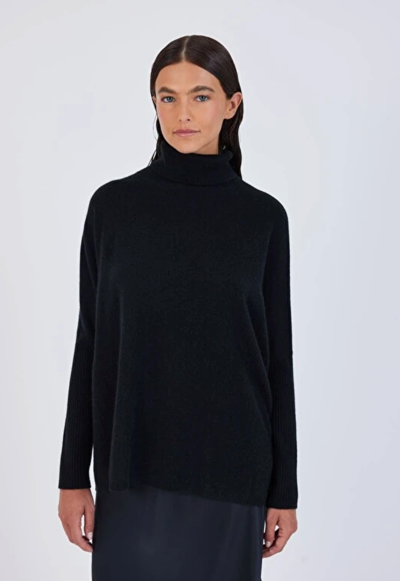 NOTSHY Margareth Black  Cashmere  Polo  Jumper