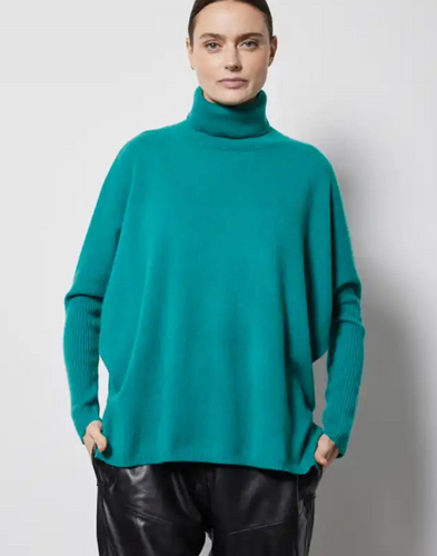 NOTSHY Margareth  Emerald Cashmere Polo Jumper