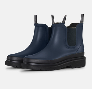 Ilse Jacobsen Short Rubber Boots in Dark Indigo