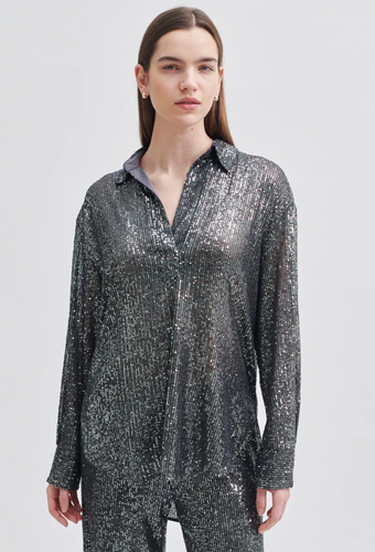 Second Female Moonshine Blouse- Volcanic Ash