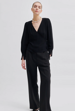 Second Female Paulina Wrap Blouse- Black