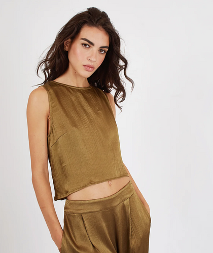 Traffic People Evie Top- Olive