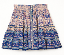 M.A.B.E Cass Print Mini Skirt