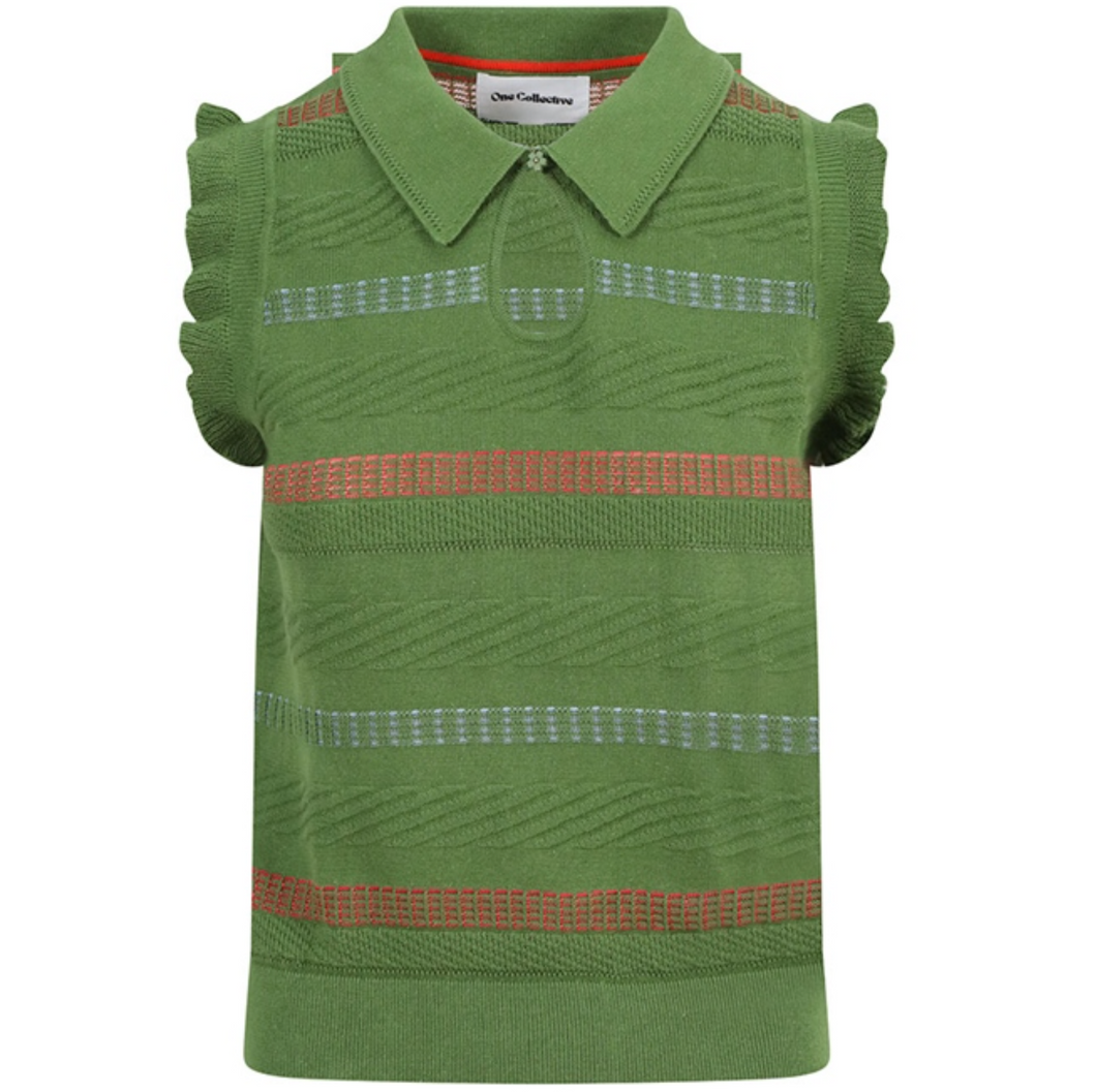One Collective Montpellier Sleeveless Sweater