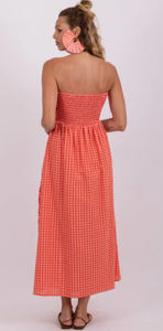 Sundress Amelie Dress Coral Gingham