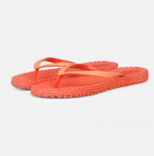 Ilse Jacobsen Indian Red Glitter Flip Flop