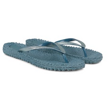 Ilse Jacobsen Lichen Blue Glitter Flip Flop