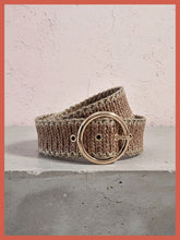 Nooki - Shannon Elasticated Summer Belt - Brown Mix