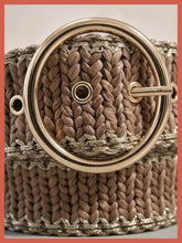 Nooki - Shannon Elasticated Summer Belt - Brown Mix