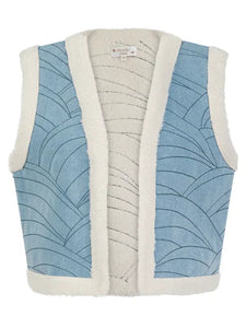 Nooki Sommer Denim Gilet - Blue