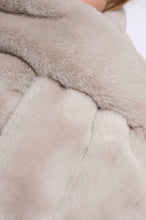 Rino & Pelle - Faux Fur Scarf - Birch