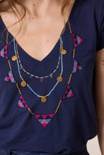 Leon & Harper Tonton Brodery T-shirt - Navy Blue