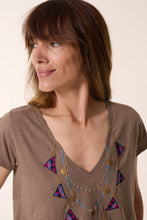 Leon & Harper Tonton Brodery T-shirt - Sage