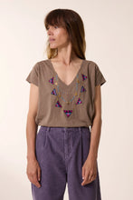 Leon & Harper Tonton Brodery T-shirt - Sage