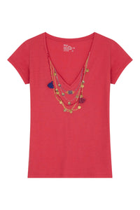 Leon & Harper - Tonton T-Shirt - Medail Cherry