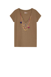 Leon & Harper - Tonton T-Shirt - Medail Khaki