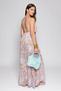 Sundress Tatjana Maxi Dress - Marbella Havana Milkshake