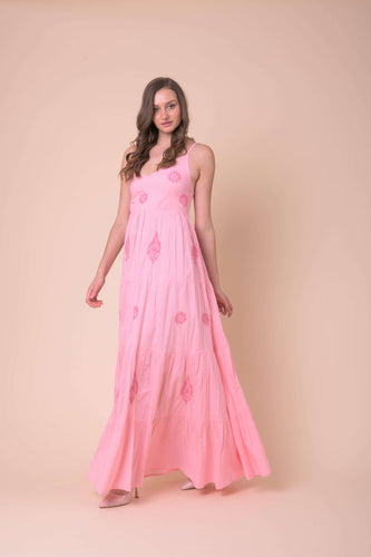 Dreams Hand Made Apparel Vanilla Strap Dress - Light Pink