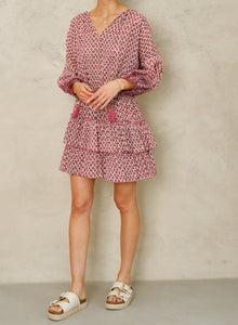M.A.B.E Viti Print Dress - Pink