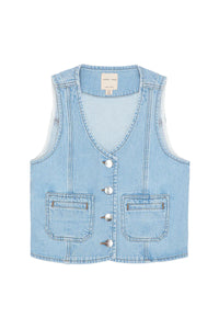 Seventy + Mochi Bea Waistcoat in Oceanic Blue
