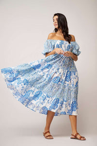 Dreams- Waterfront Dress - River Blue