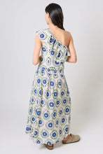 Traffic People - Aurora Skirt - Cream and Blue