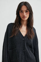 Second Female - Alpha Knit Cardigan - Charcoal Grey
