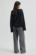 Second Female - Alpha Knit Cardigan - Charcoal Grey