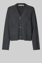 Second Female - Alpha Knit Cardigan - Charcoal Grey